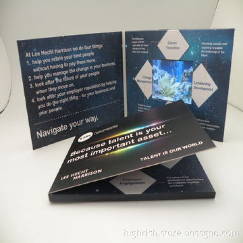 3.5-inch LCD TV Brochure Card